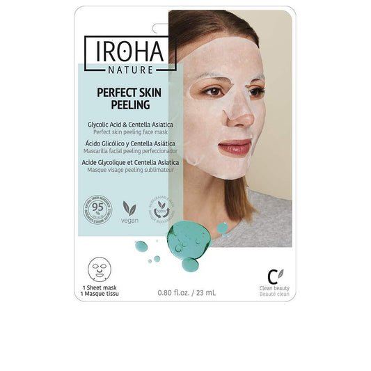 Iroha Tissue Mask Facial Peeling Mask Glycolic Acid Centella Asiatica