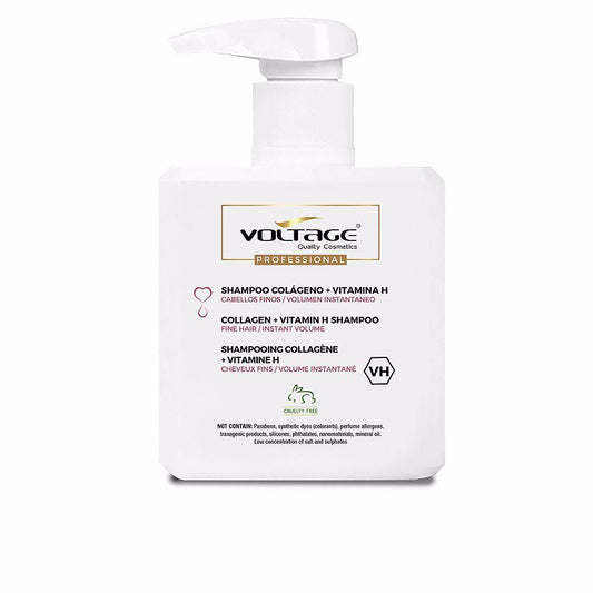 Voltage Cosmetics Colágeno + Vitamina H Shampoo For Increased Hair Strength