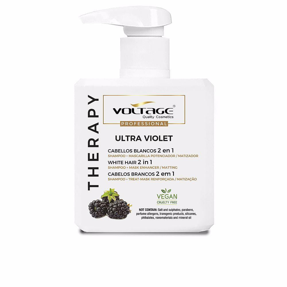 Voltage Cosmetics Therapy Ultra Violet Shampoo Mask For White Hair Eliminates Yellow Tones