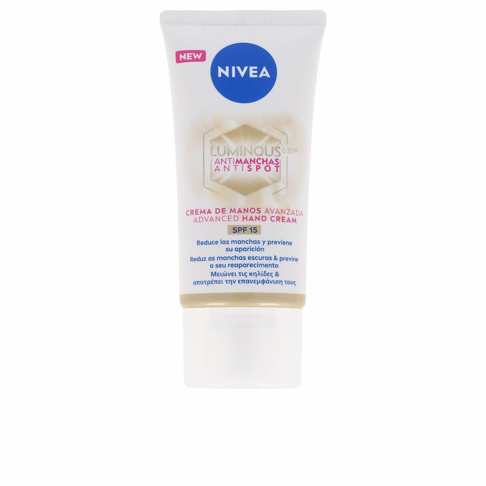 Nivea Luminous 630º Hand Cream Anti Stain SPF15 Hydration And Sun Protection