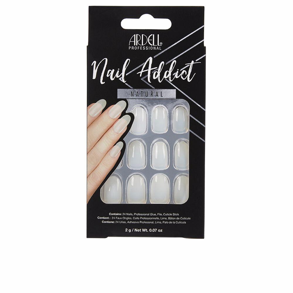 Ardell Nail Addict False Nails Natural Oval Art Inspired Elegance