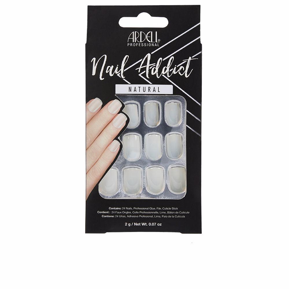 Ardell Nail Addict False Nails Natural Squared Unique Style