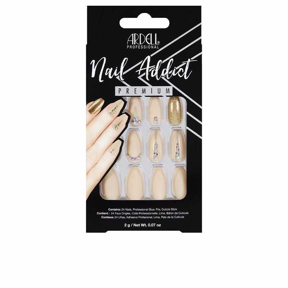 Ardell Nail Addict Nail Polish Nude Jeweled