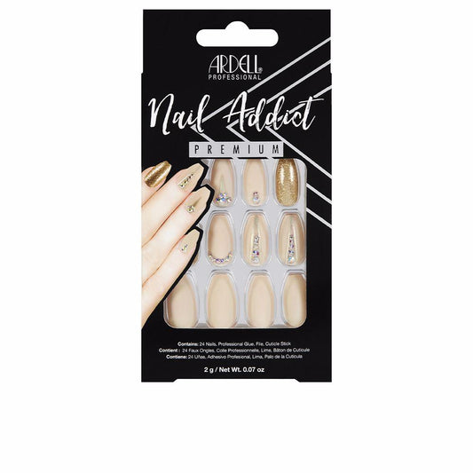 Ardell Nail Addict Nail Polish Nude Jeweled