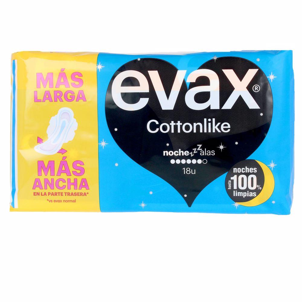 Evax Cottonlike Night Pads With Wings Reliable Overnight Protection