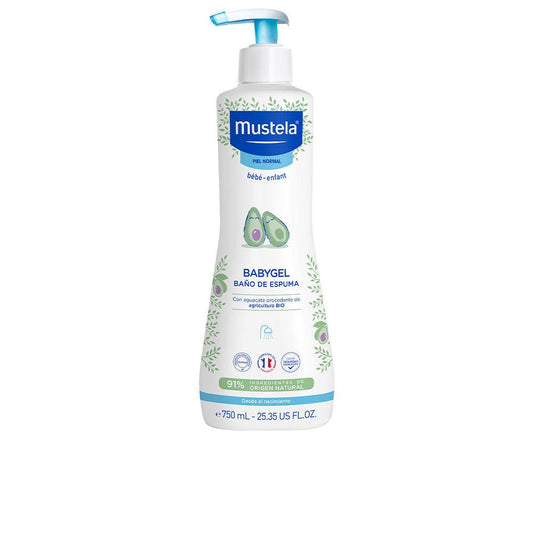 Mustela Bebé-Niño Foam Bath Gel For Gentle Infant Care