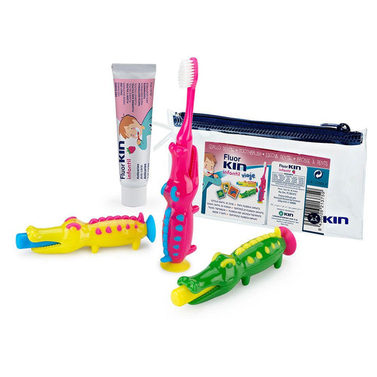 Kin Fluorkin Kids Travel Oral Care Kit Smile On The Go