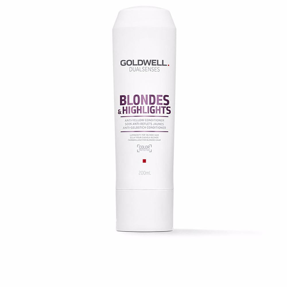 Goldwell Dualsenses Blondes & Highlights Anti Yellow Conditioner Smooths And Detangles Instantly