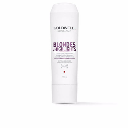 Goldwell Dualsenses Blondes & Highlights Anti Yellow Conditioner Smooths And Detangles Instantly