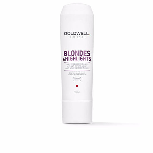 Goldwell Dualsenses Blondes & Highlights Anti Yellow Conditioner Smooths And Detangles Instantly
