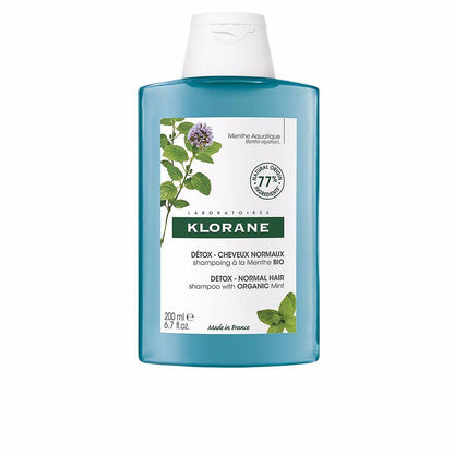 Klorane A La Menta Acuática Detox Shampoo For Purely Invigorated Hair