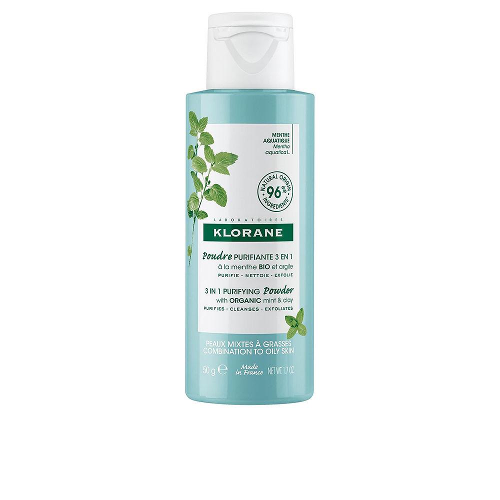Klorane A La Menta Acuática Facial Cleansing Powder 3 In 1 Natural Detox