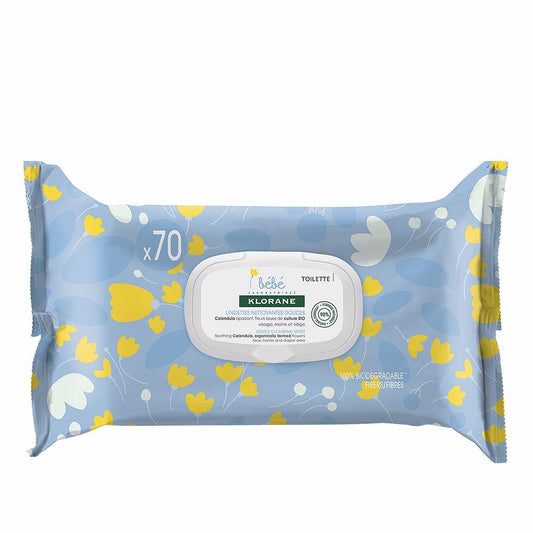 Klorane Klorane Bébé Baby Cleansing Wipes Soothe Skin With Calendula