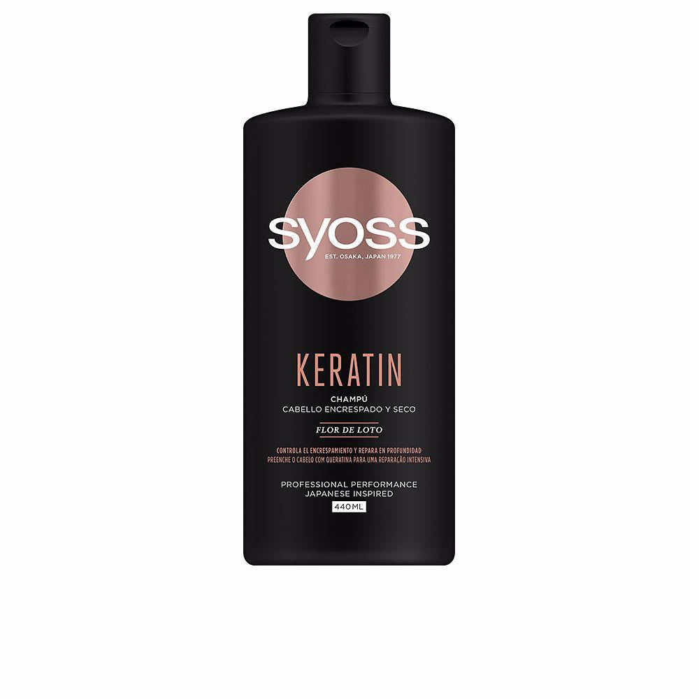 Syoss Keratin Shampoo Frizzy And Dry Hair Frizz Control And Nourishment