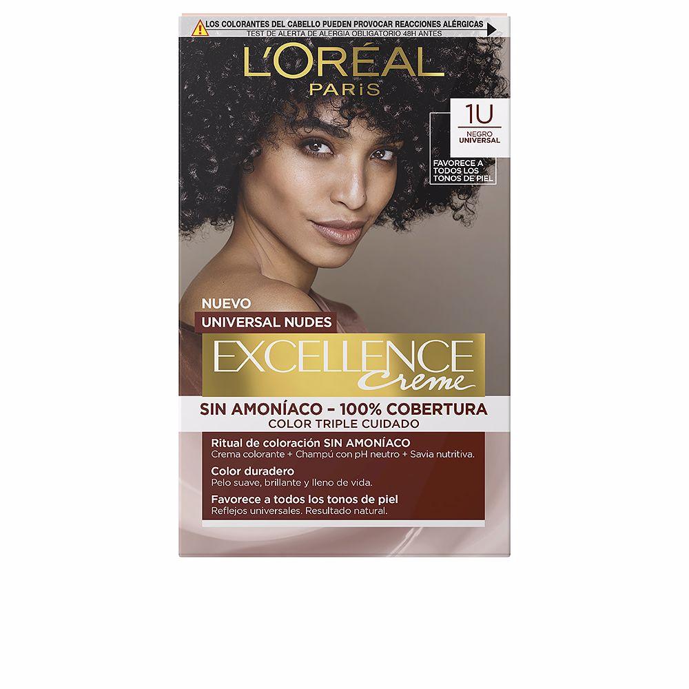L'Oréal Paris Excellence Nudes – vopsea de păr, 5 buc. – 1-black 5 buc.