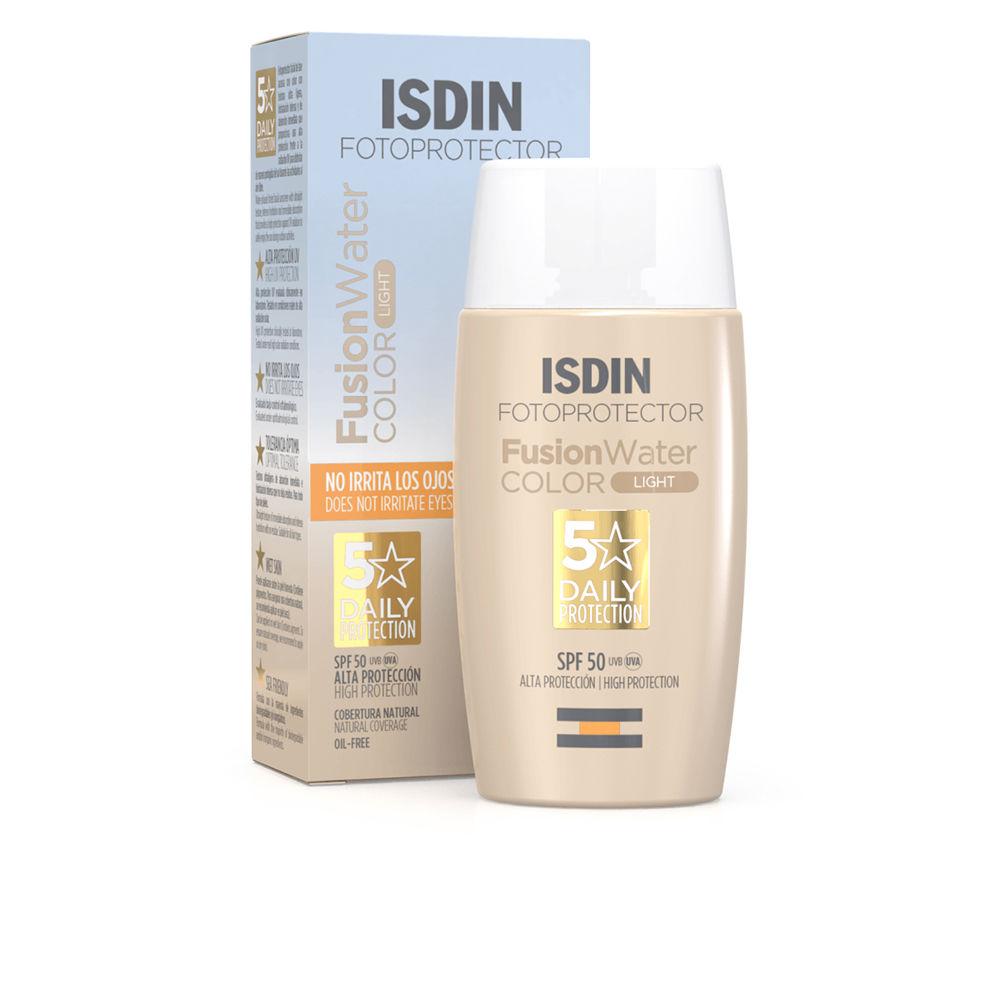 Isdin Photoprotectors Isdin Sunscreen Fusion Water Color Lightweight Everyday Protection
