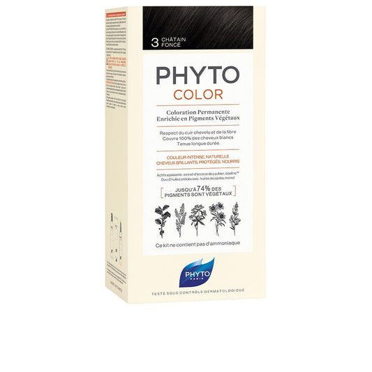 Phyto Phytocolor – cremă, 4 buc. – 3-castaño oscuro 4 buc.