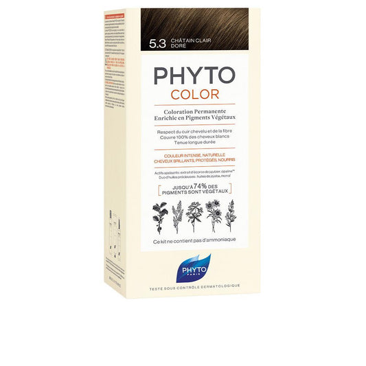 Phyto Phytocolor – cremă, 4 buc. – 5.3-castaño claro dorado 4 buc.