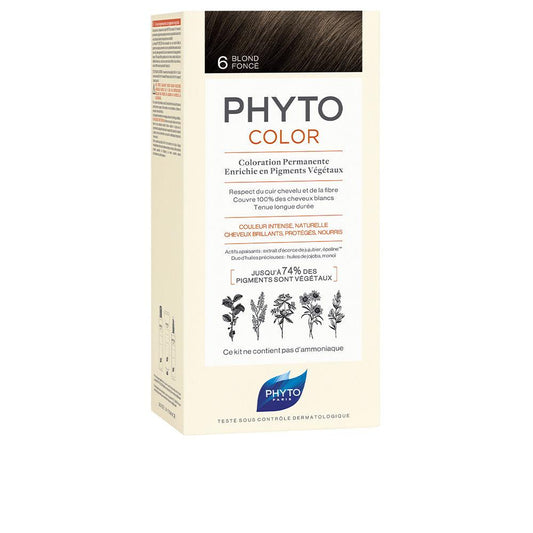 Phyto Phytocolor – cremă, 4 buc. – 6-rubio oscuro 4 buc.