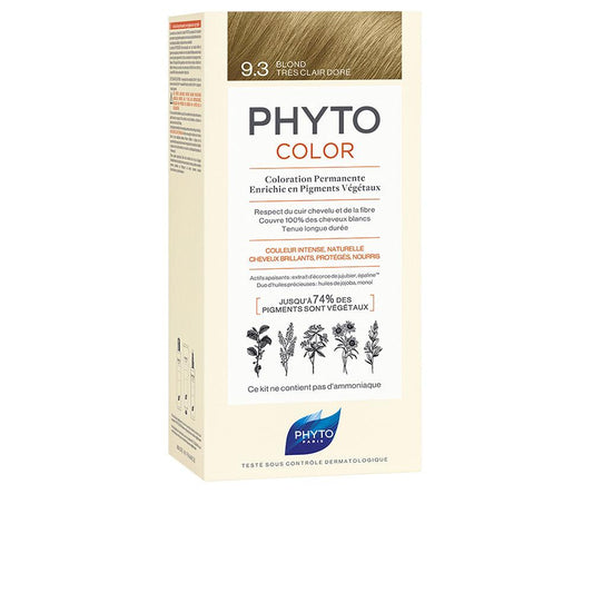 Phyto Phytocolor – cremă, 4 buc. – 9.3-rubio dorado muy claro 4 buc.