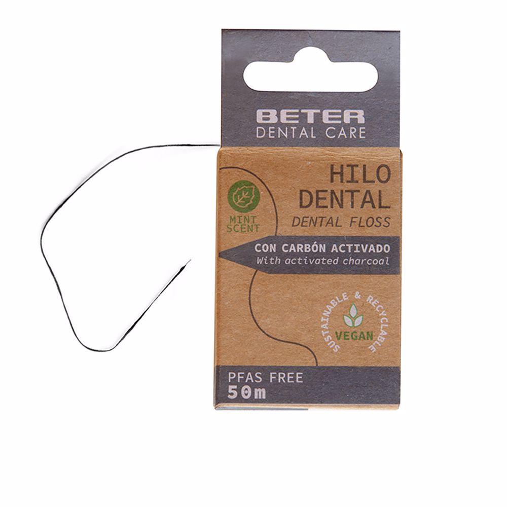 Beter Dientes Dental Floss Activated Charcoal Antibacterial Mint