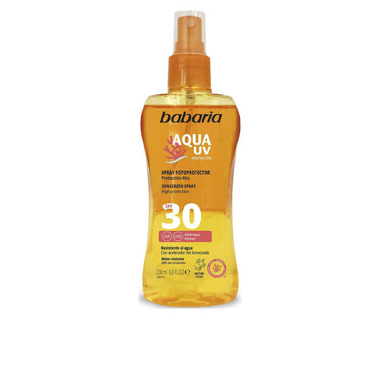 Babaria Solar Aqua Uv Sunscreen Spray Biphasic Rapid Sun Protection