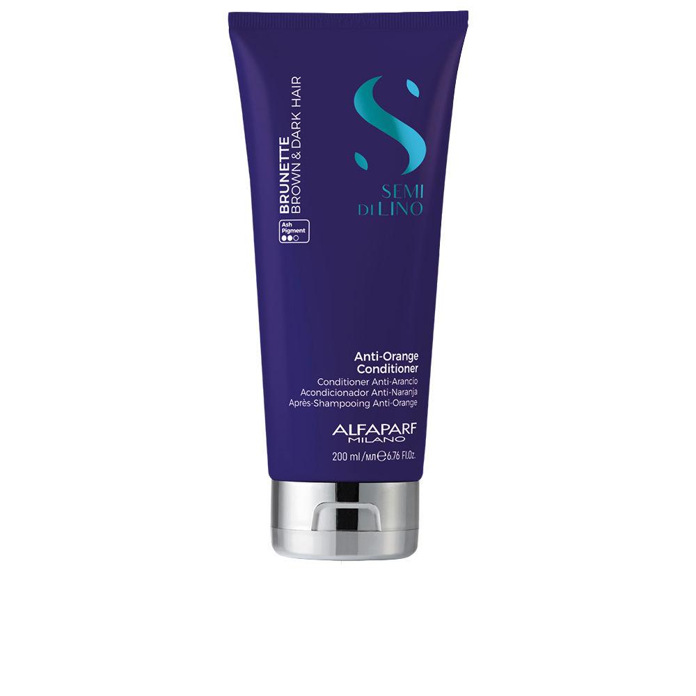 Alfaparf Milano Semi Di Lino Conditioner Brunette Brown And Dark Neutralize Orange Tones