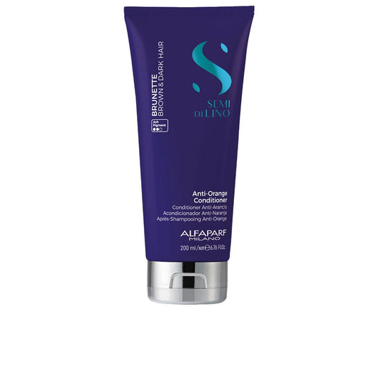 Alfaparf Milano Semi Di Lino Conditioner Brunette Brown And Dark Neutralize Orange Tones