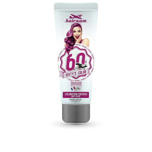 Hairgum Sixty's Color – vopsea de păr, 60 ml – fushia