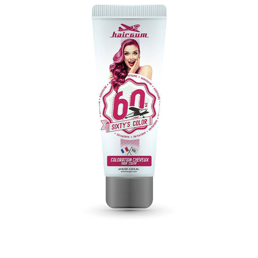 Hairgum Sixty's Color – vopsea de păr, 60 ml – aubergine