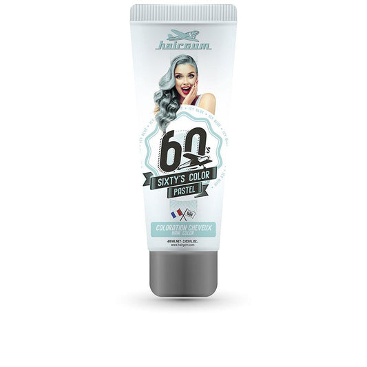 Hairgum Sixty's Color – vopsea de păr, 60 ml – icy blue 60 ml