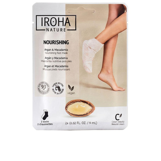 Iroha Argan & Macadamia Nourishing Socks Deep Natural Hydration