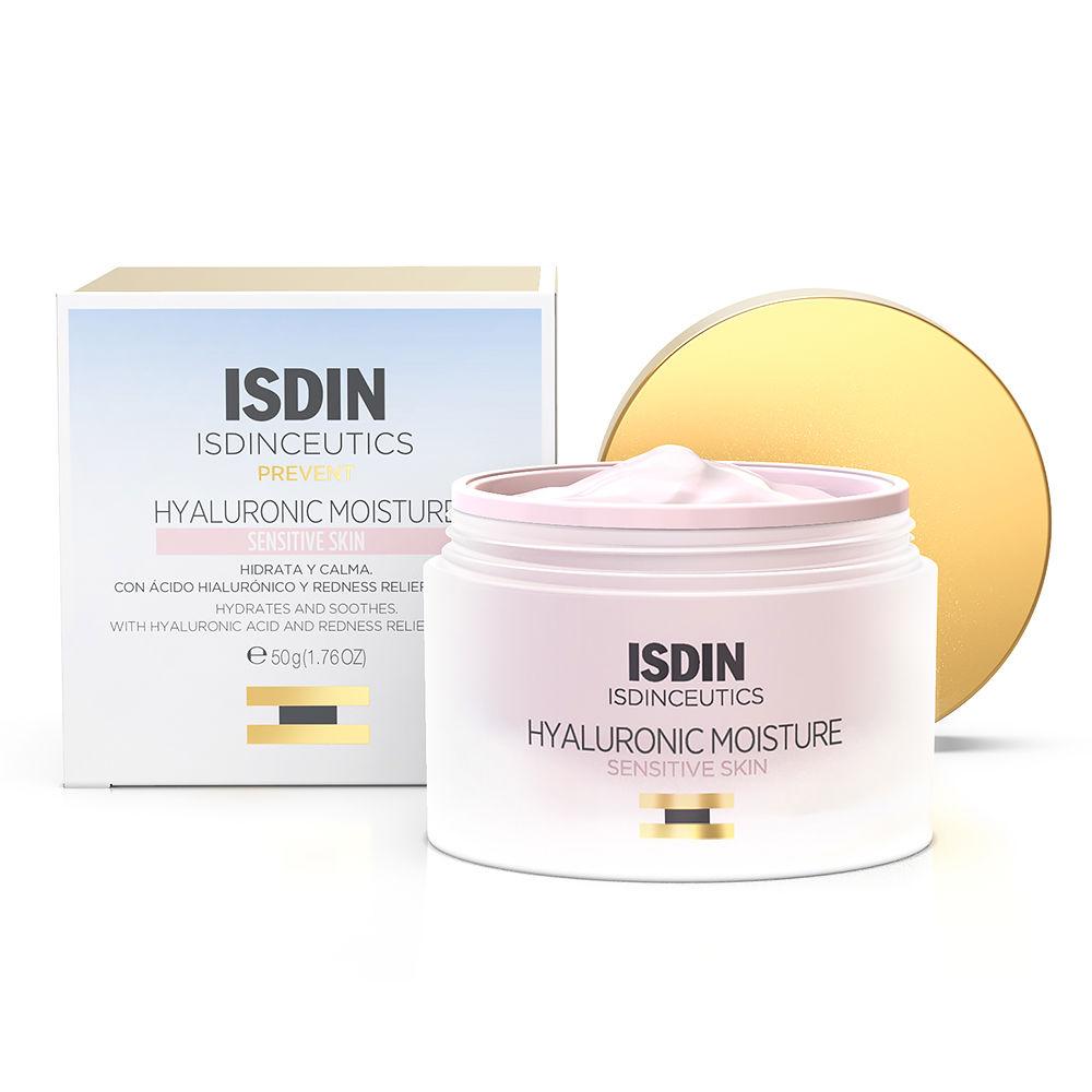 Isdin Isdinceutics Hyaluronic Moisture Facial Cream For Sensitive Skin Deep Hydration Formula