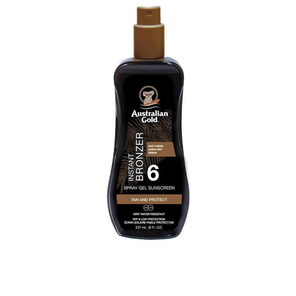 Australian Gold Sunscreen Spray Gel Instant Bronzing Effect