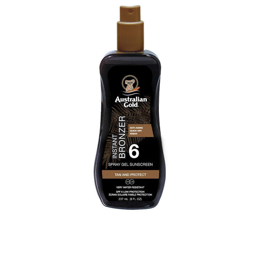 Australian Gold Sunscreen Spray Gel Instant Bronzing Effect