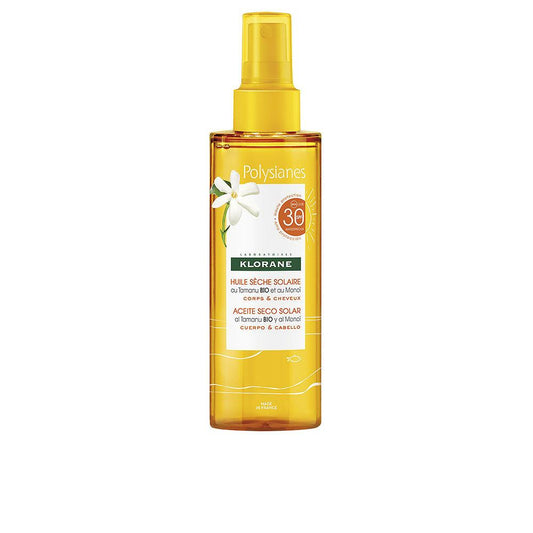 Klorane Monoï Y Tamanu Bio Solar Dry Oil Advanced Sun Protection