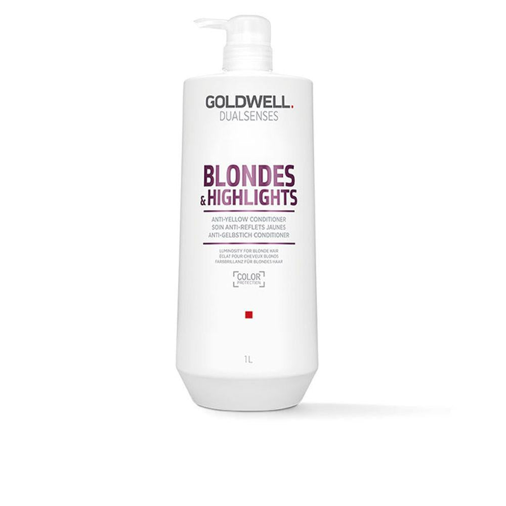 Goldwell Dualsenses Blondes & Highlights Anti Yellow Conditioner Smooths And Detangles Instantly