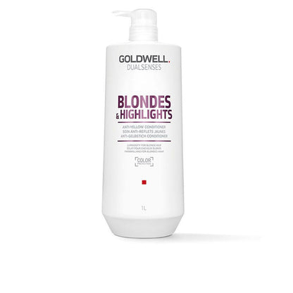 Goldwell Dualsenses Blondes & Highlights Anti Yellow Conditioner Smooths And Detangles Instantly