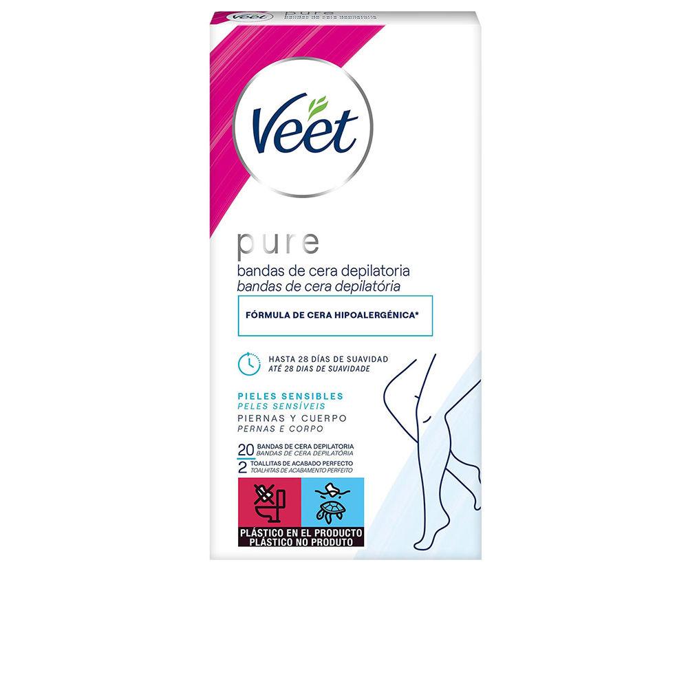 Veet Wax Strips Hair Removal Hypoallergenic For Sensitive Skin