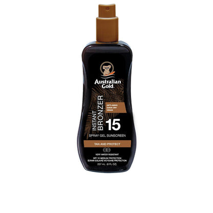 Australian Gold Sunscreen Spray Gel Instant Bronzing Effect