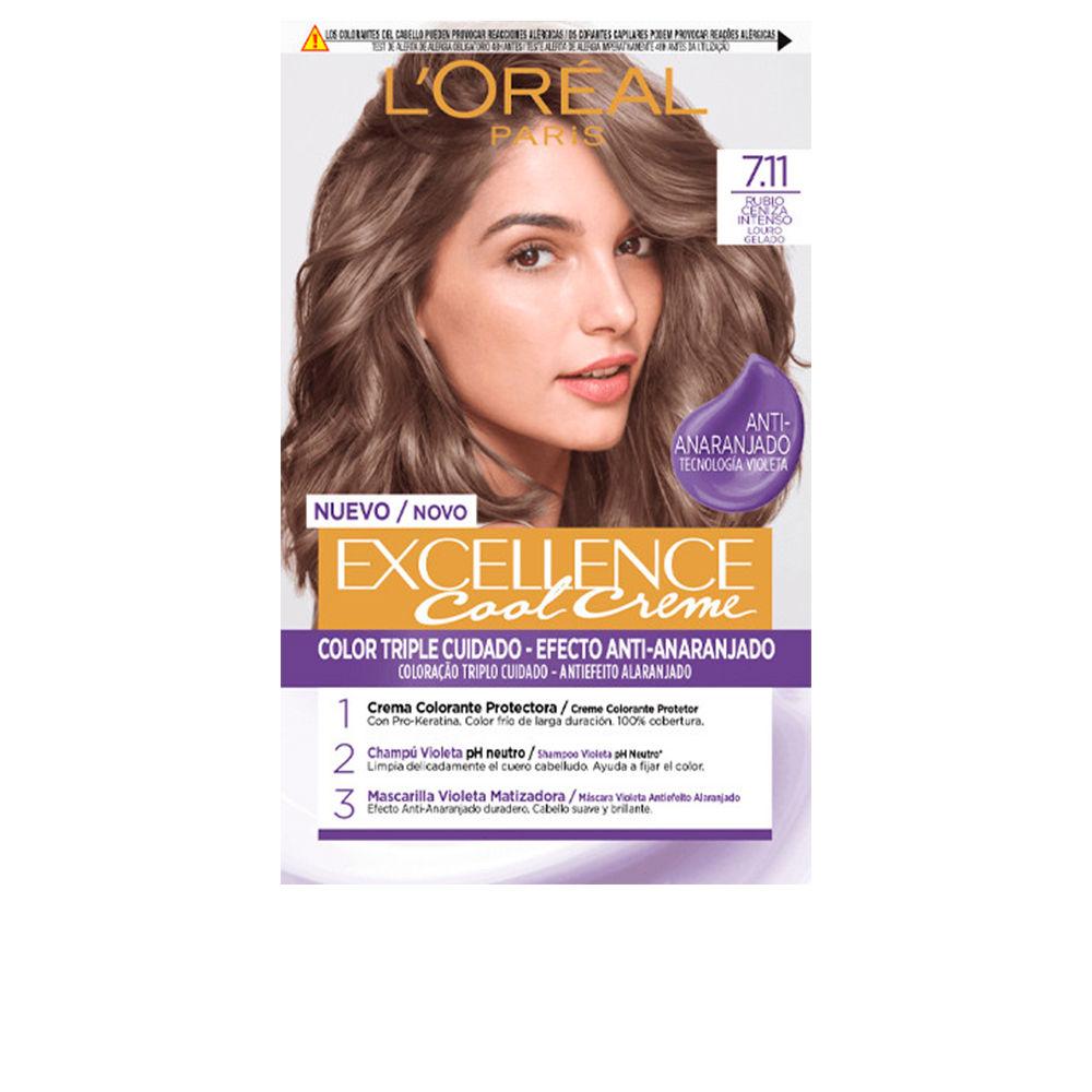 L'Oréal Paris Excellence Cool – vopsea de păr, 192 ml – 7.11-intense ash blonde 192 ml