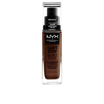 Nyx Professional Make Up Can't Stop Won't Stop Full Coverage Foundation All Day Flawless Coverage