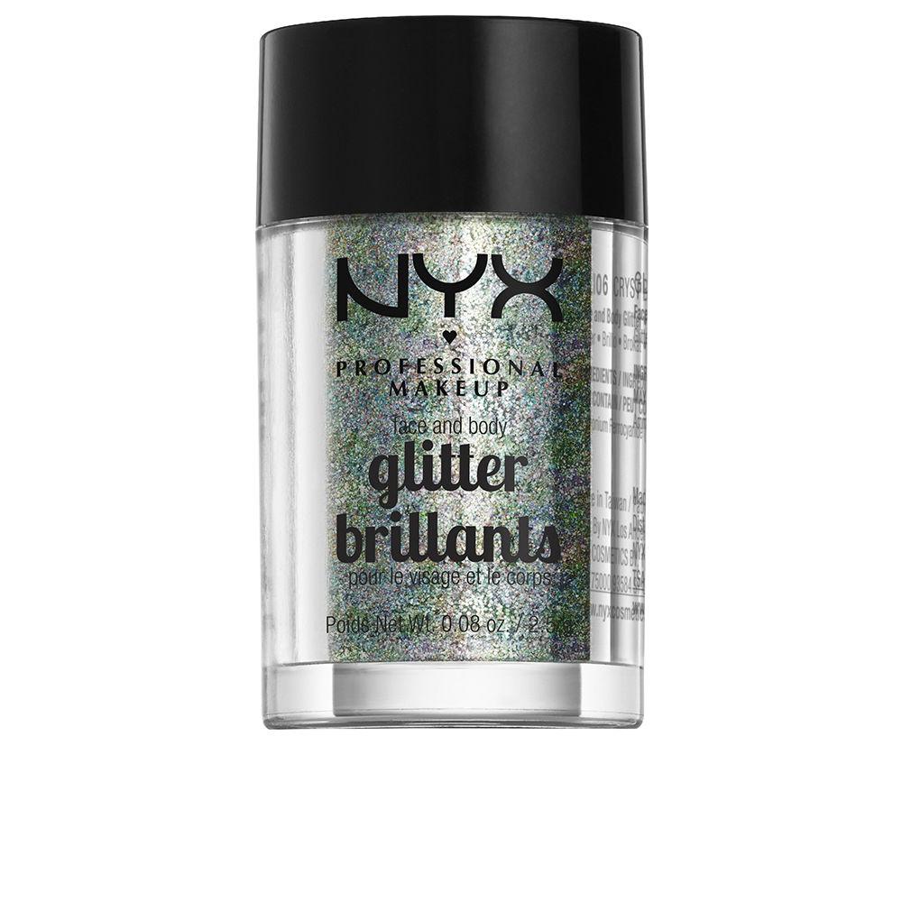 Nyx Professional Make Up Glitter Brillants Loose Glitter Powder For Face And Body Sparkle And Shine