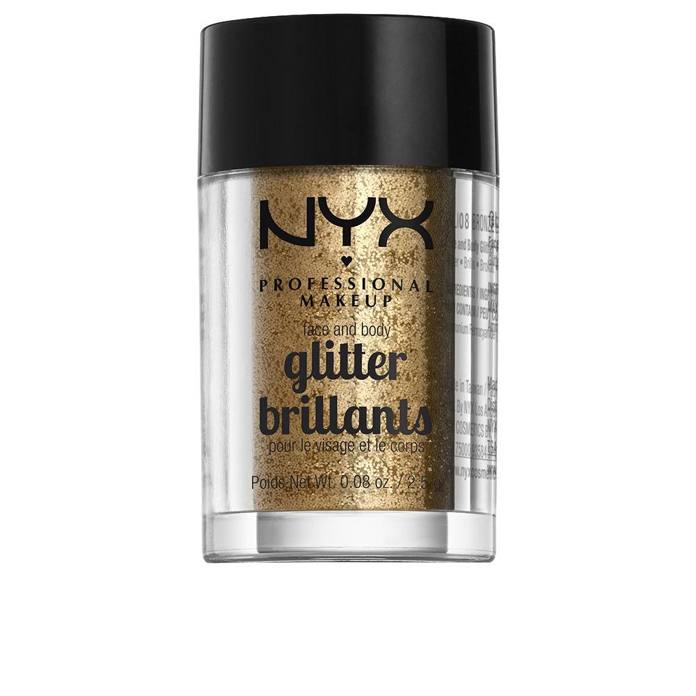 Nyx Professional Make Up Glitter Brillants Loose Glitter Powder For Face And Body Sparkle And Shine