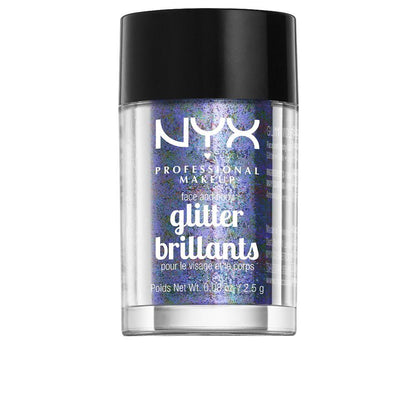 Nyx Professional Make Up Glitter Brillants Loose Glitter Powder For Face And Body Sparkle And Shine