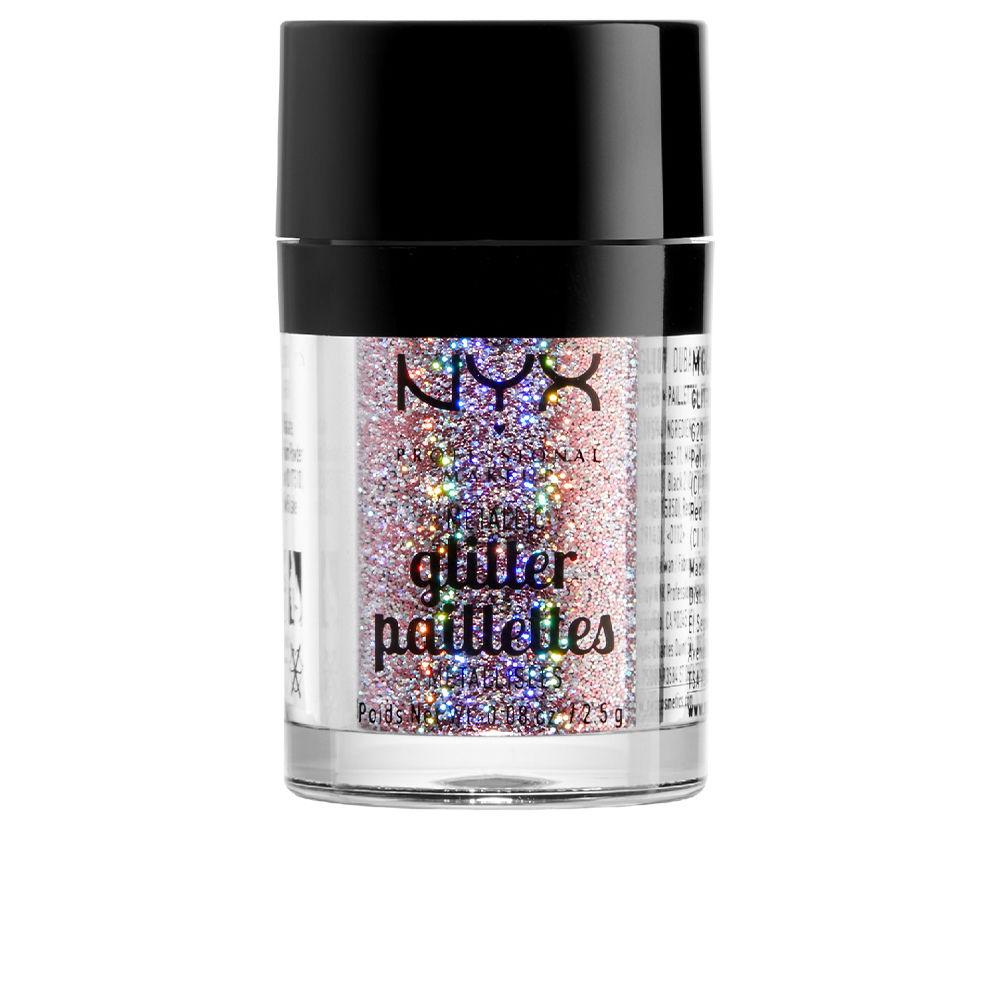 Nyx Professional Make Up Glitter Pailletes Metallic Glitter Eyeshadow Six Radiant Shades