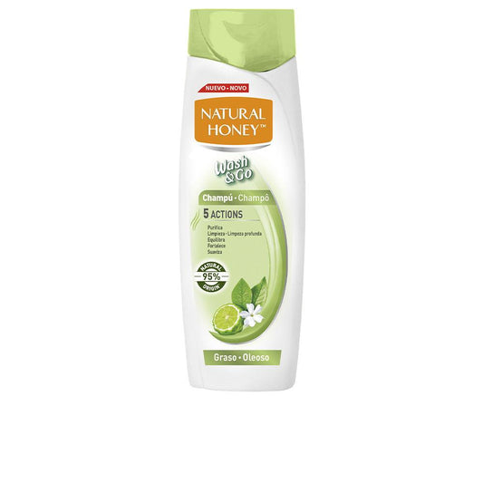 Natural Honey Wash & Go Oily Shampoo Greasy Hair No More