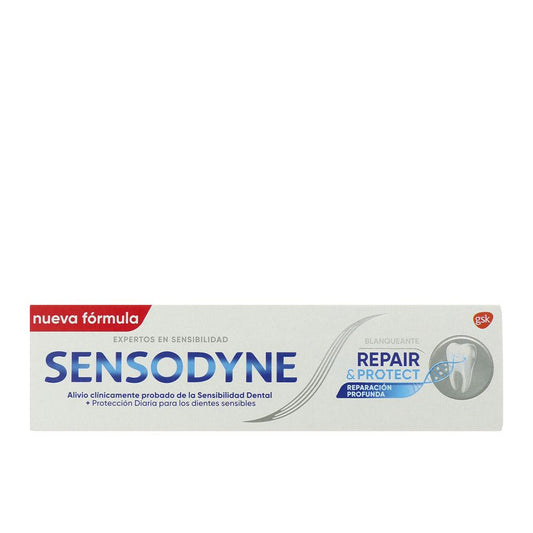 Sensodyne Repair & Protect Whitening Toothpaste Brighter And Protected Smile