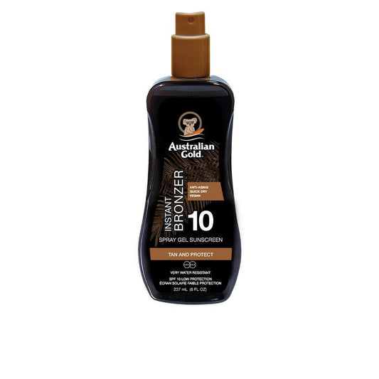 Australian Gold Sunscreen Spray Gel With Instant Bronzing Effect Hydration Plus Vitamin C