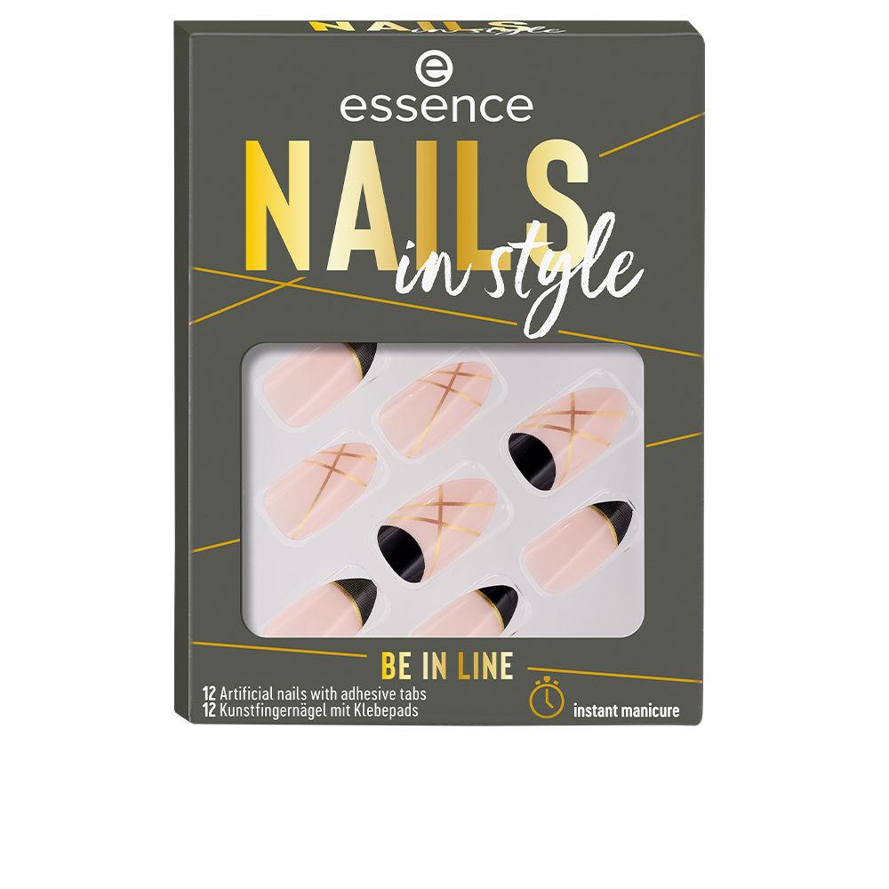 Essence Nails In Style – unghii false, 12 buc. – be in line